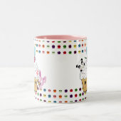 カップケーキの攻撃! 砂糖のスカル ツートーンマグカップ (中央)