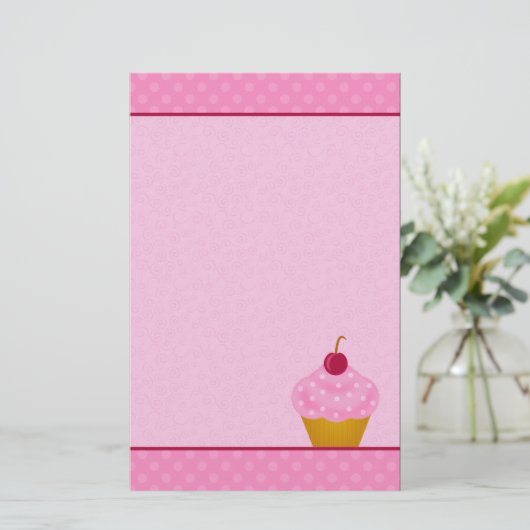 カップケーキの文房具 便箋 (スタンド正面)