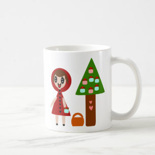 カップケーキの木と少女 コーヒーマグカップ