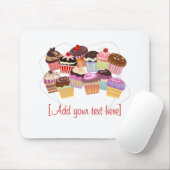 カップケーキの楽園 マウスパッド (マウス)