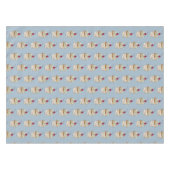 カップケーキの水彩画のイラストレーションパターン テーブルクロス (正面(横))