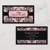 カップケーキの甘いアイシングのピンク311蛇足 名刺 (正面/裏面)