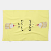 カップケーキの甘さキッチンタオル キッチンタオル (横)