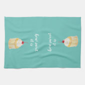 カップケーキの甘さキッチンタオル キッチンタオル (横)