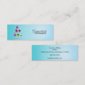 カップケーキの細い名刺 スキニー名刺 (正面/裏面)