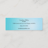 カップケーキの細い名刺 スキニー名刺 (裏面)