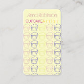 カップケーキの芸術家 名刺 (正面)