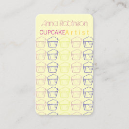カップケーキの芸術家 名刺