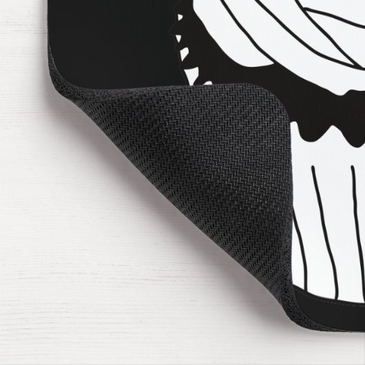 カップケーキの落書き マウスパッド (コーナー)