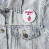 カップケーキの誕生日の女の子6 缶バッジ (インサイチュ)