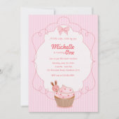 カップケーキの誕生日の招待状/カップケーキの招待状 招待状 (正面)