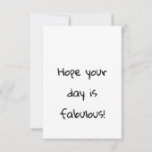 カップケーキの誕生日の願い カード (裏面)