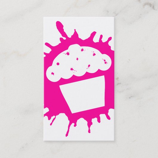 カップケーキのsplatz 名刺 (正面)