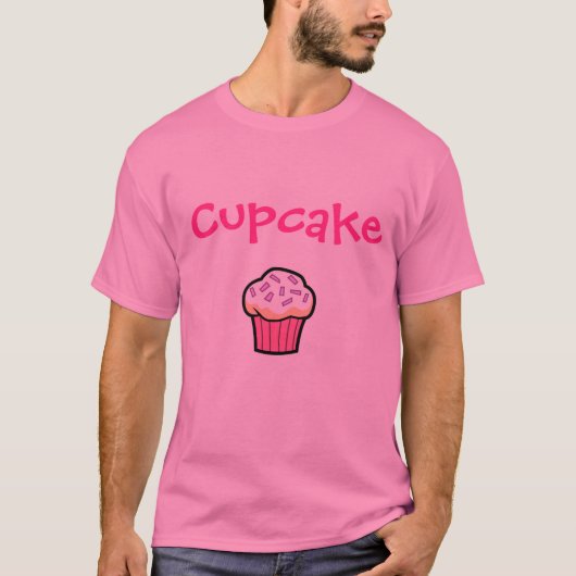 カップケーキのTシャツ Tシャツ (正面)