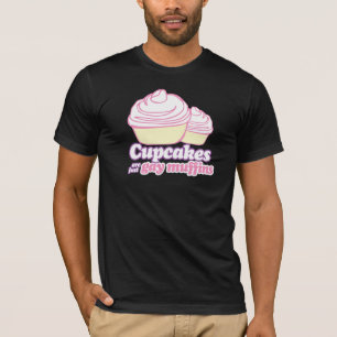 カップケーキはちょうど陽気なマフィンです Tシャツ
