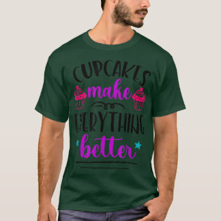 カップケーキはベーカーおもしろいベーカリー Tシャツ