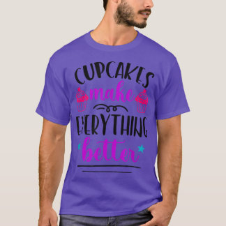 カップケーキはベーカーおもしろいベーカリー Tシャツ