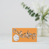 カップケーキはロイヤリティをカールします ロイヤリティカード (スタンド正面)