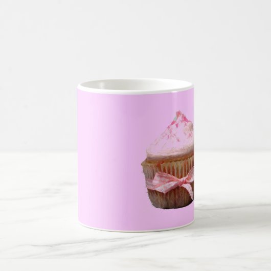 カップケーキは世界をより良い場所にする。マグ コーヒーマグカップ (中央)