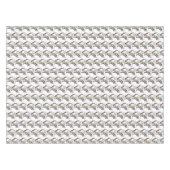 カップケーキは純粋な至福である テーブルクロス (正面(横))