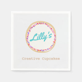 カップケーキまたはクッキーデコレーター スタンダードカクテルナプキン