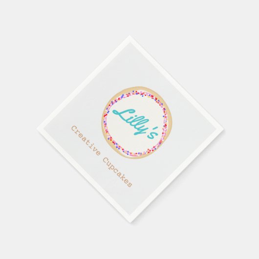 カップケーキまたはクッキーデコレーター スタンダードカクテルナプキン (角)