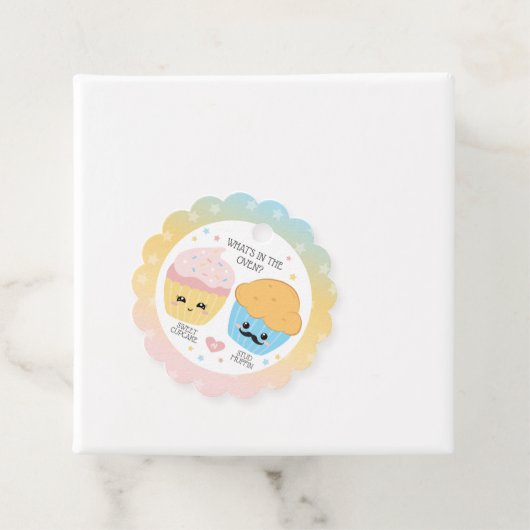 カップケーキまたはスタッドマフィン性別の表示 フェイバータグ (インサイチュ)