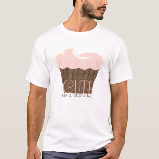 カップケーキみたいに可愛い！ピンクとブラウン Tシャツ