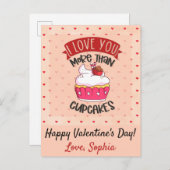 カップケーキよりも愛してる ポストカード (正面/裏面)