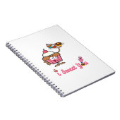 カップケーキをお楽しみください ノートブック (右側)