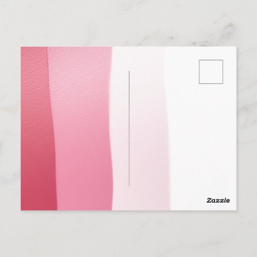 カップケーキを持ったファッションの女の子 ポストカード (裏面)