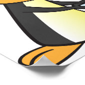 カップケーキを持つペンギンのポスター ポスター (角)