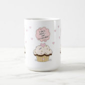 カップケーキを食べて下さい コーヒーマグカップ (中央)