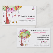 カップケーキアンドクッキーツリーベーカリー 名刺 (正面/裏面)