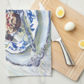 カップケーキアートティータオル キッチンタオル (四つ折り)