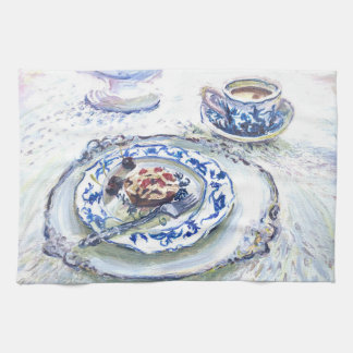 カップケーキアートティータオル キッチンタオル