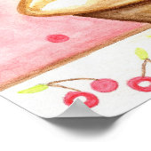 カップケーキアートポスタープリント ポスター (角)