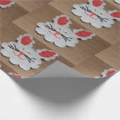 カップケーキイースターラビットラッピング紙 ラッピングペーパー (角)