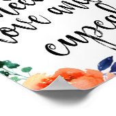 カップケーキウィズエイプリーズ8x10フローラ水の色記号 ポスター (角)