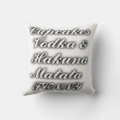 カップケーキウォッカハクナマタおもしろい枕 クッション (裏面)