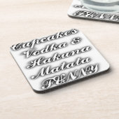 カップケーキウォッカハクナマタおもしろい コースター (左側)