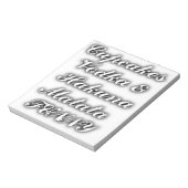 カップケーキウォッカハクナマタおもしろい ノートパッド (回転)