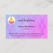 カップケーキエレガントベーカリー名刺 名刺 (裏面)