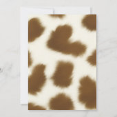 カップケーキカウボーイ男の赤ちゃんシャワー招待状 招待状 (裏面)