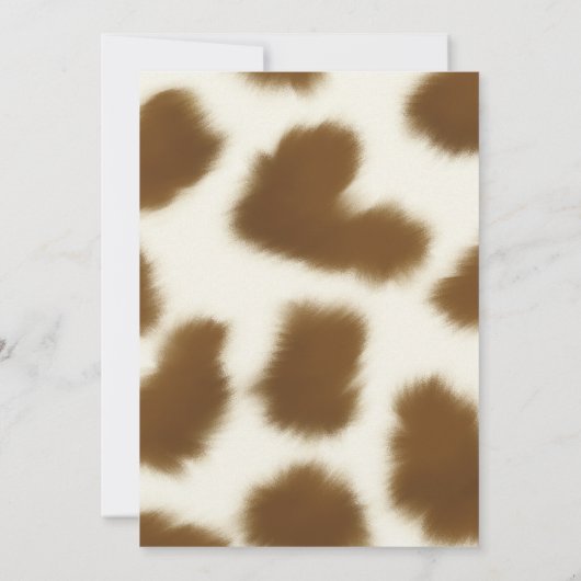 カップケーキカウボーイ男の赤ちゃんシャワー招待状 招待状 (裏面)