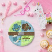 カップケーキカウボーイ男の赤ちゃんシャワー7"紙プレート ペーパープレート (パーティー)