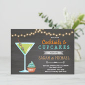 カップケーキカクテル会話テーマ 招待状 (スタンド正面)