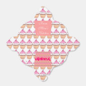 カップケーキカスタマイズ可能な持ち帰りボックス – おいしい贈り物 フェイバーボックス (折り畳みなし)