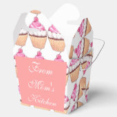 カップケーキカスタマイズ可能な持ち帰りボックス – おいしい贈り物 フェイバーボックス (オープン)