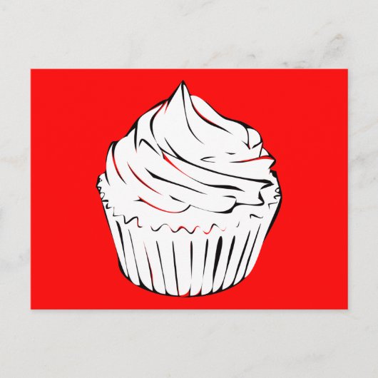 カップケーキカール ポストカード (正面)